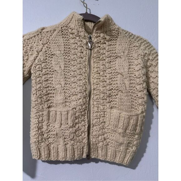 Kids chunky knit thick sweater - Picture 4 of 12